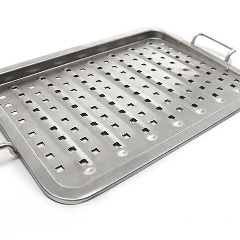 Broil King bakplaat inox met gaatjes (48 x 29 cm)