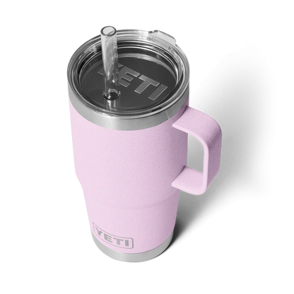 Yeti Rambler mok 25 oz 739ml. met rietjesdeksel