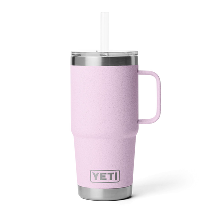 Yeti Rambler mok 25 oz 739ml. met rietjesdeksel