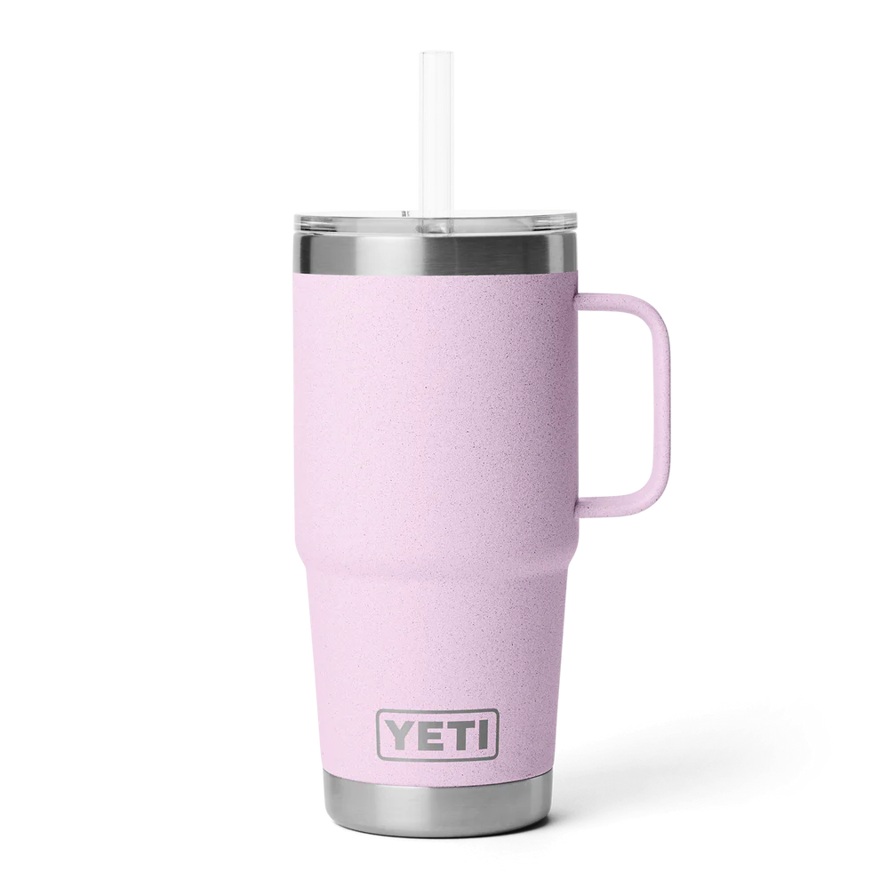 Yeti Rambler mok 25 oz 739ml. met rietjesdeksel