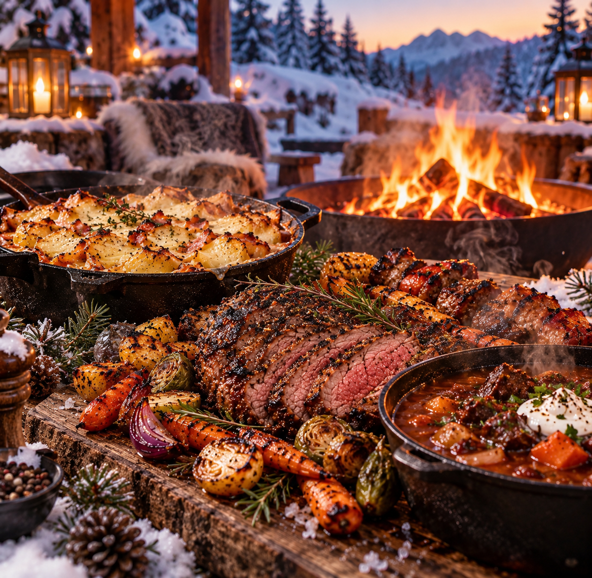 Workshop BBQ 9 februari 2027 18u30 - 21u30 backyard winter.
