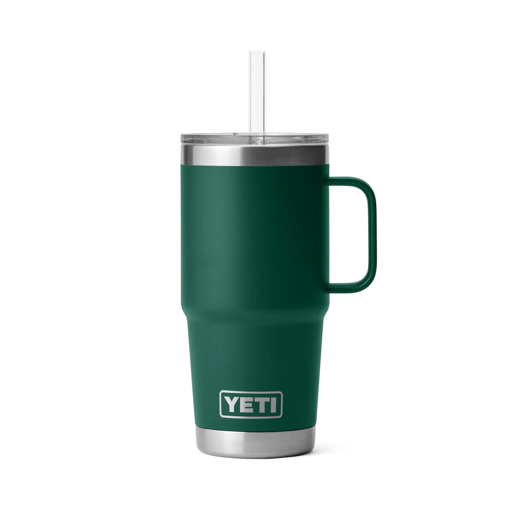 Yeti Rambler mok 25 oz 739ml. met rietjesdeksel