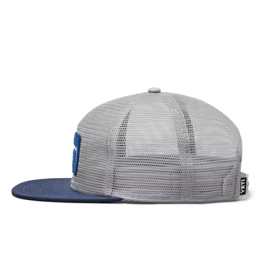 YETI VELCRO B MESH HAT NAVY & GREY