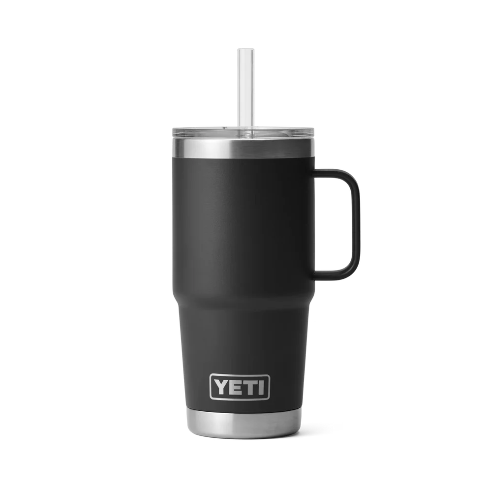 Yeti Rambler mok 25 oz 739ml. met rietjesdeksel