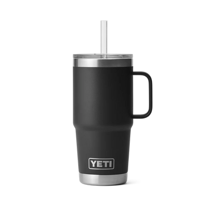 Yeti Rambler mok 25 oz 739ml. met rietjesdeksel