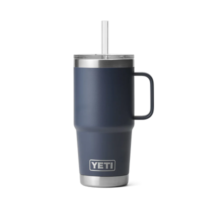 Yeti Rambler mok 25 oz 739ml. met rietjesdeksel