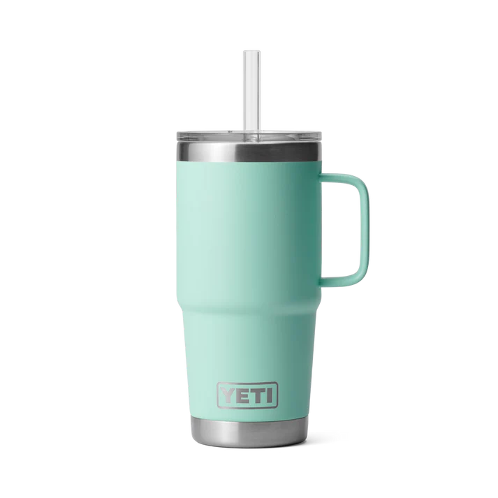 Yeti Rambler mok 25 oz 739ml. met rietjesdeksel