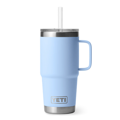 Yeti Rambler mok 25 oz 739ml. met rietjesdeksel